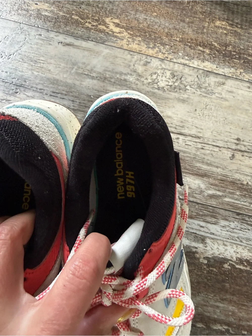 New Balance 997H sneakers cordura yellow blue red multi